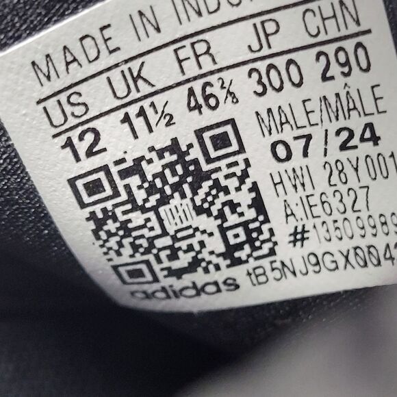 Adidas Lite Racer Adapt 7.0 Men's Size 12 Black Running Shoes IE6327 New Never - Picture 10 of 12